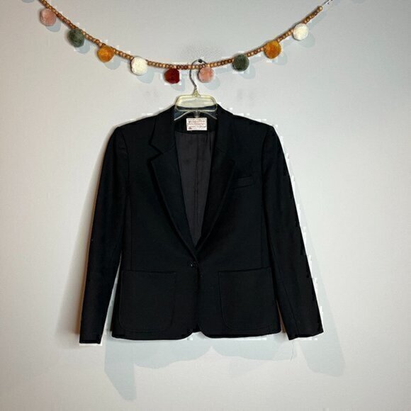 Vintage 1980's Pendleton black wool blazer - Picture 1 of 6